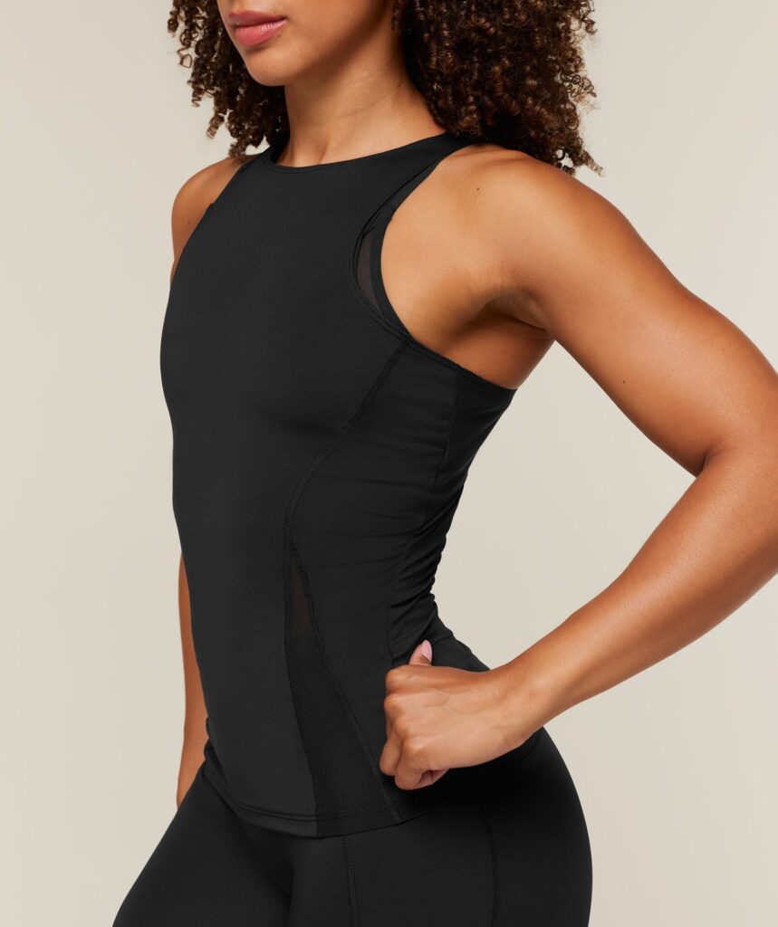 Gymshark Running Back Vent Tank - Black