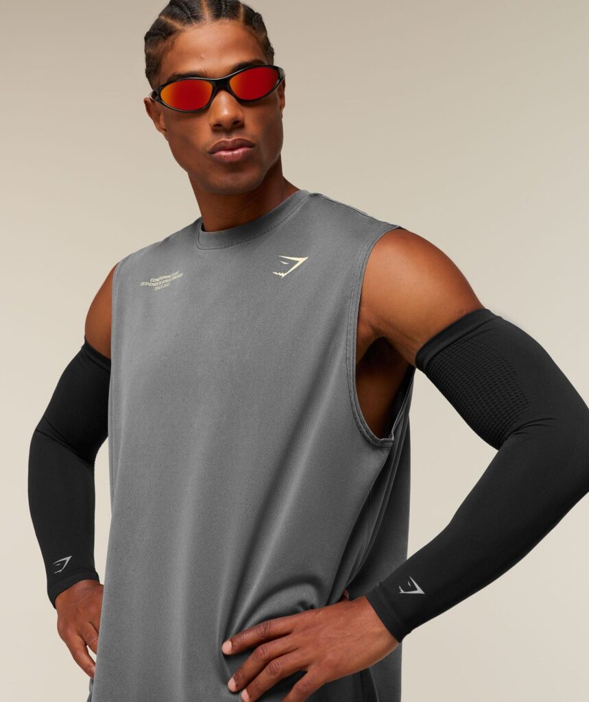 Gymshark Seamless Arm Sleeves - Black