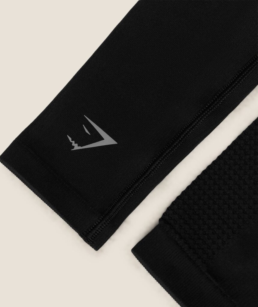 Gymshark Seamless Arm Sleeves - Black