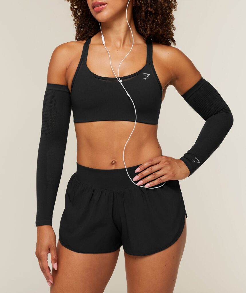 Gymshark Seamless Arm Sleeves - Black
