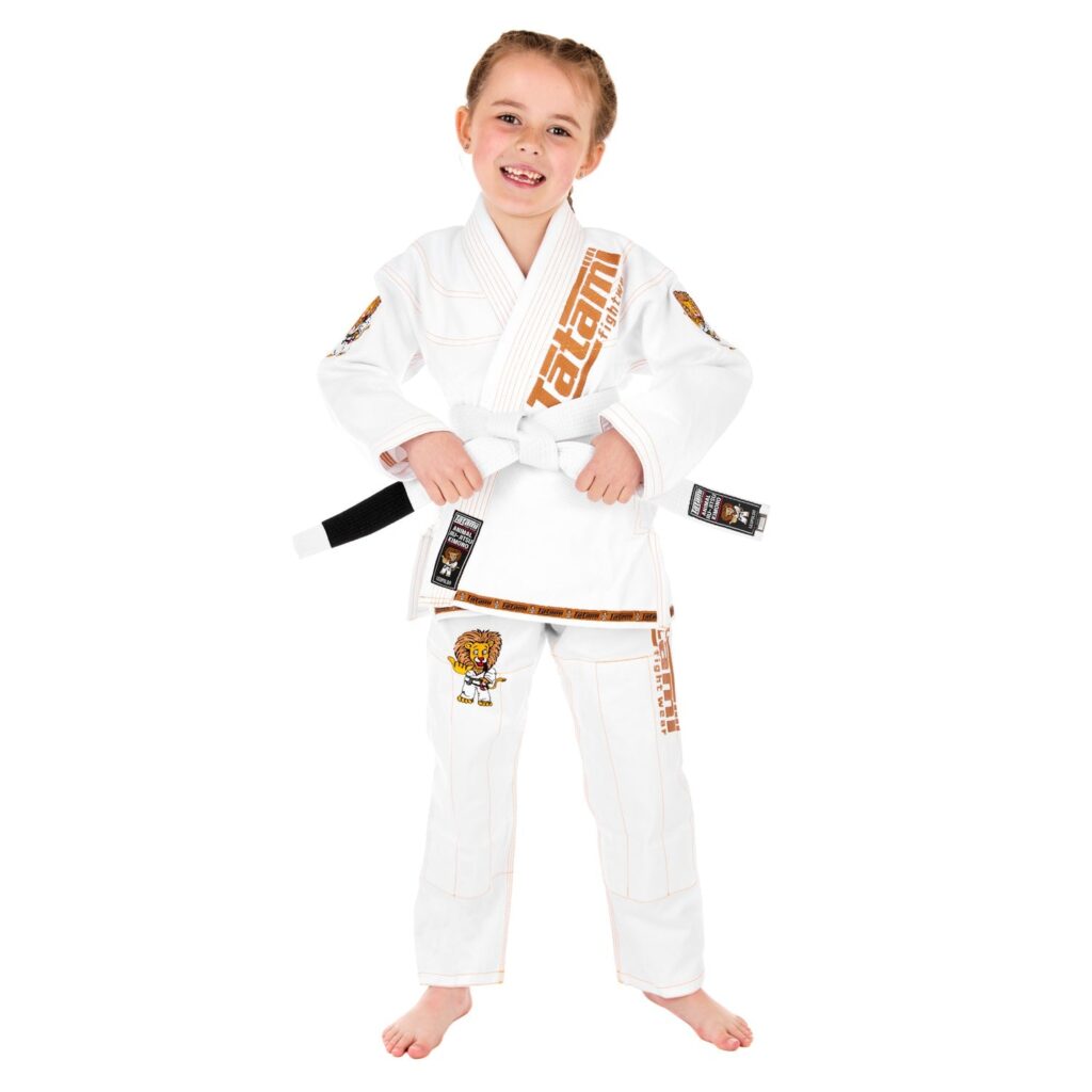 Tatami Кимоно Meerkatsu Kids Animal - White