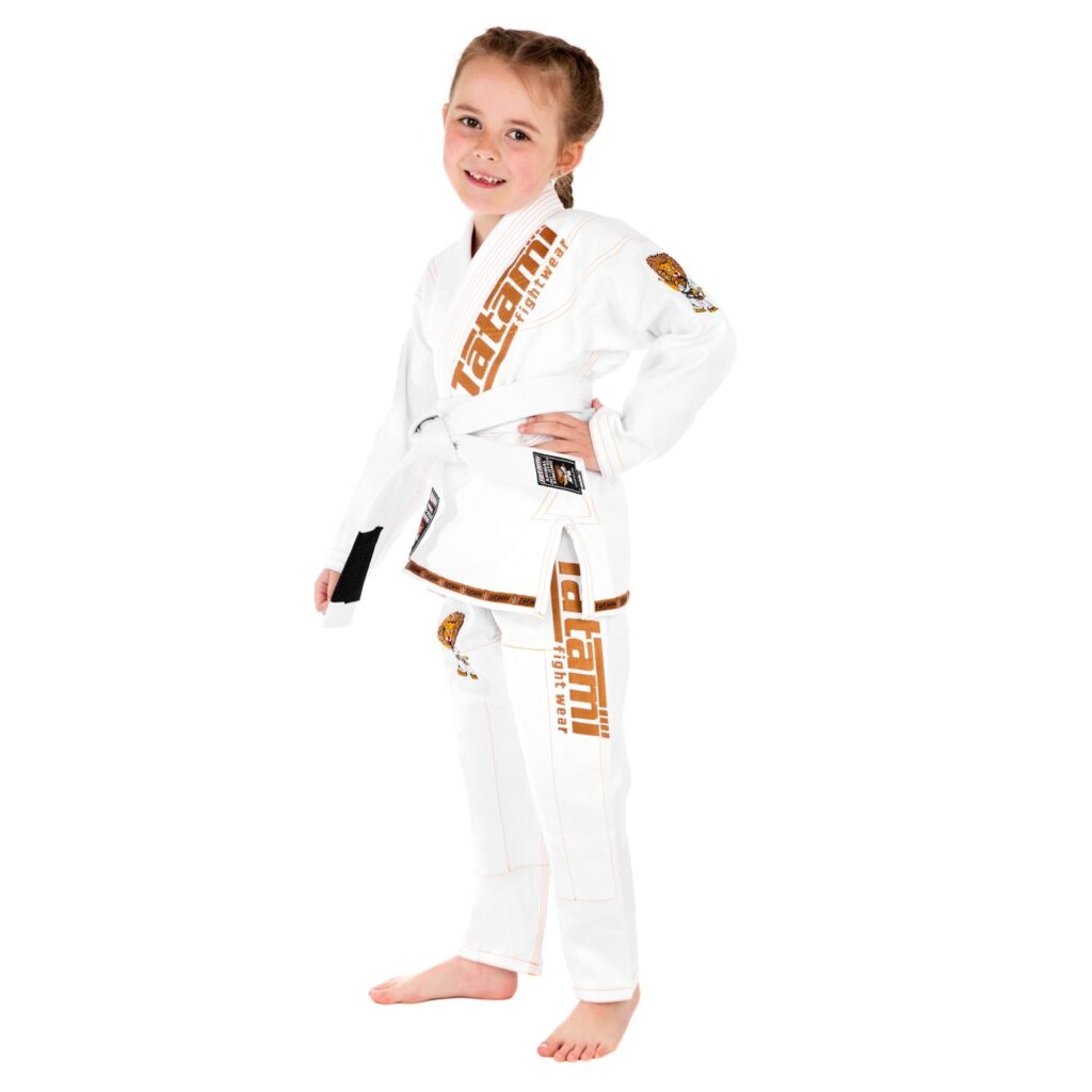 Tatami Кимоно Meerkatsu Kids Animal - White