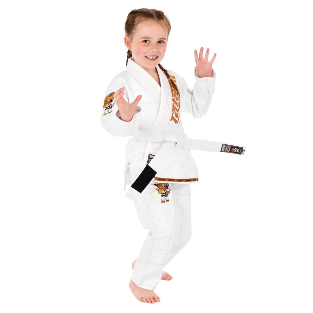 Tatami Кимоно Meerkatsu Kids Animal - White
