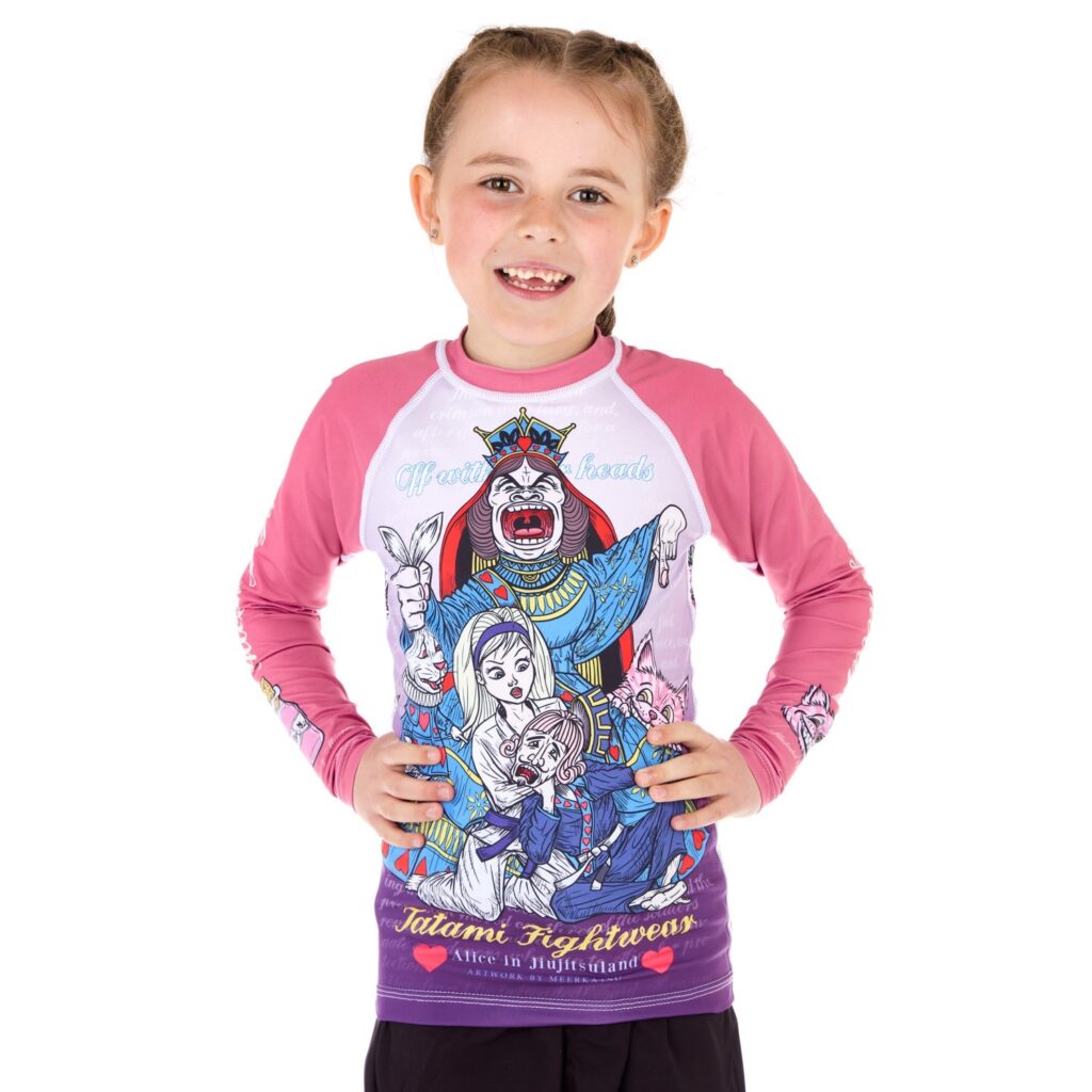 Tatami Рашгард Kids Meerkatsu Alice in Jiu-Jitsu Land