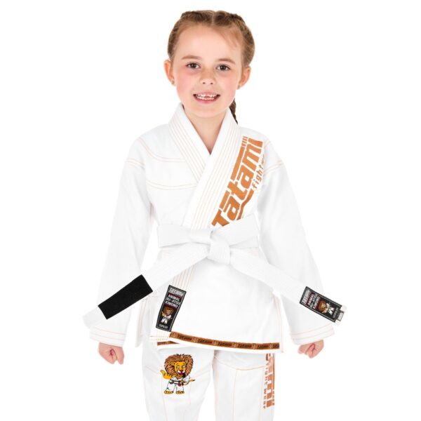 Tatami Кимоно Meerkatsu Kids Animal - White