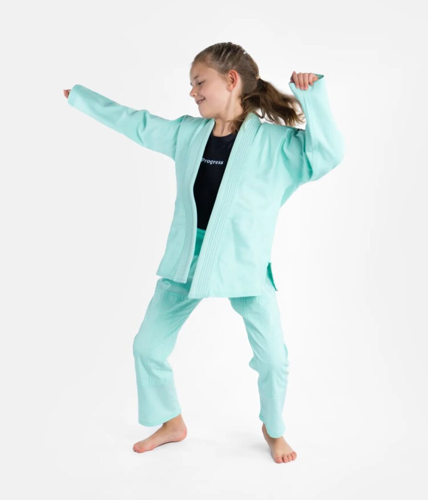 Progress Кимоно Kids Academy - Teal (совместно с Free Whitebelt)