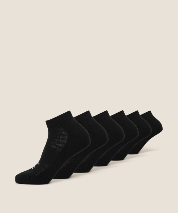 Кроссовки Gymshark Sock 6pk - Black