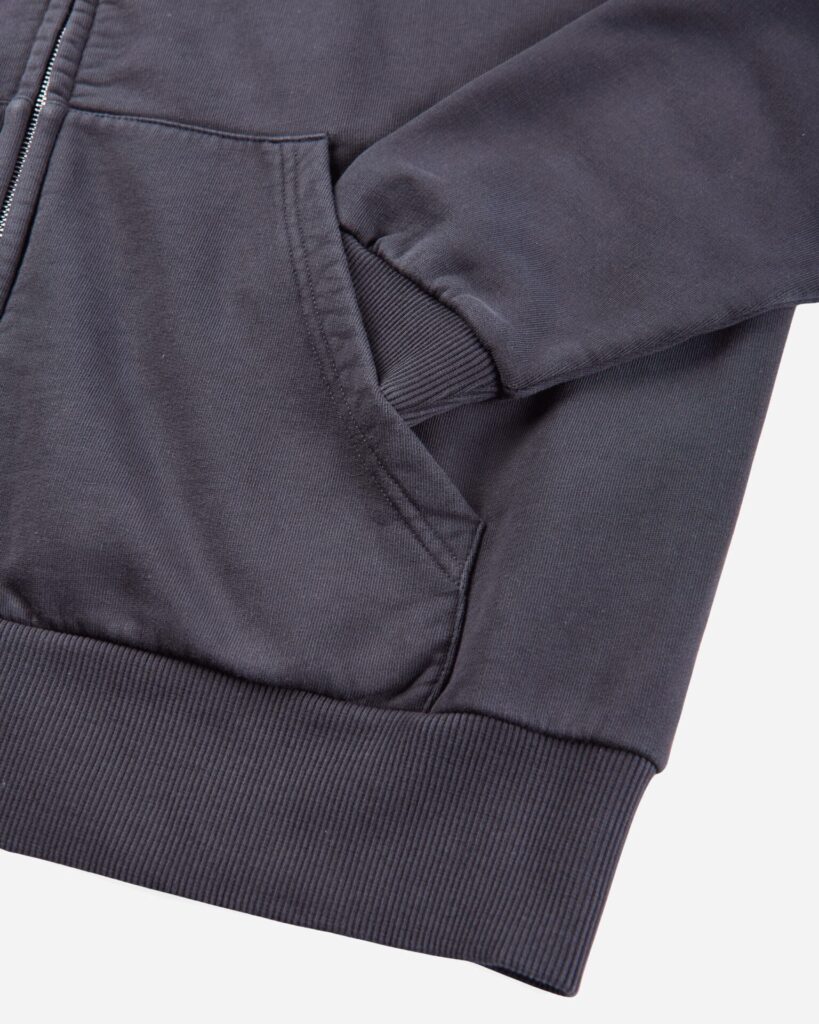 Худи Compact Masked Zip Washed Black