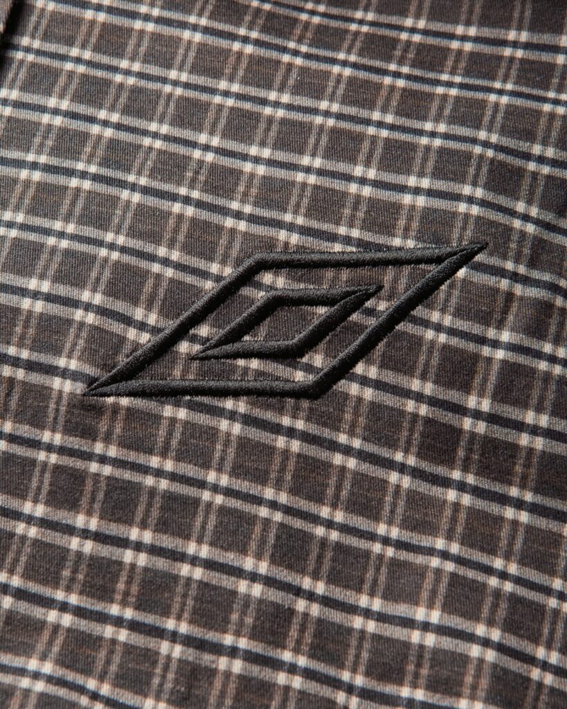 UMBRO Double Plaid Overshirt Dark Brown