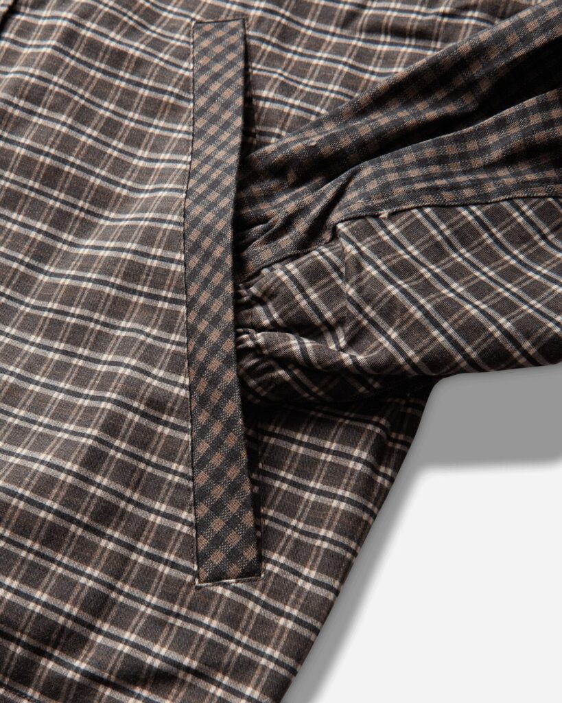 UMBRO Double Plaid Overshirt Dark Brown