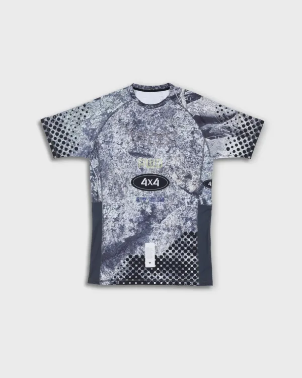 VHTS Рашгард Hudson Highlands Camo Series Short Sleeves - Lichen Grey