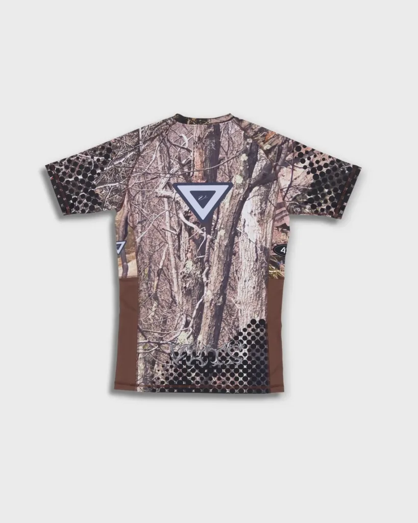 VHTS Рашгард Hudson Highlands Camo Series Short Sleeves - Oak
