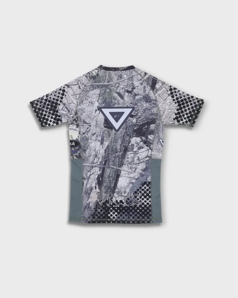 VHTS Рашгард Hudson Highlands Camo Series Short Sleeves - Palisade Blue