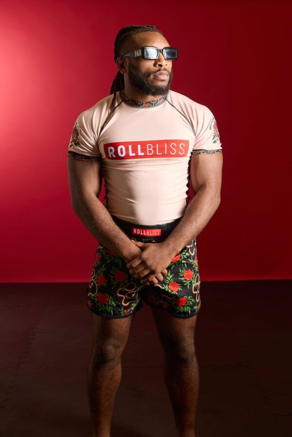 Rollbiss Рашгард Peach Forbidden Garden BJJ