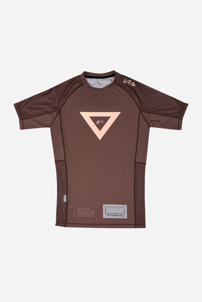 Рашгард S/S 26 "Waffle" Season 03 Short sleeves “CLAY”