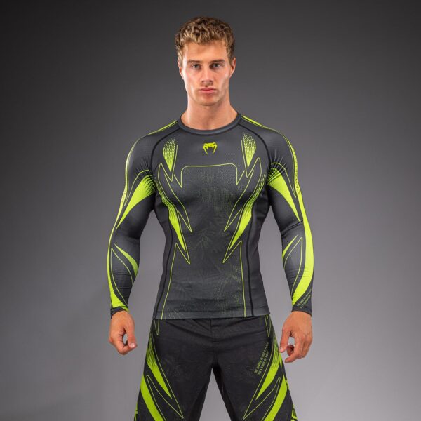 Рашгард Venum Amazonia Reborn Long Sleeve - Black/Green