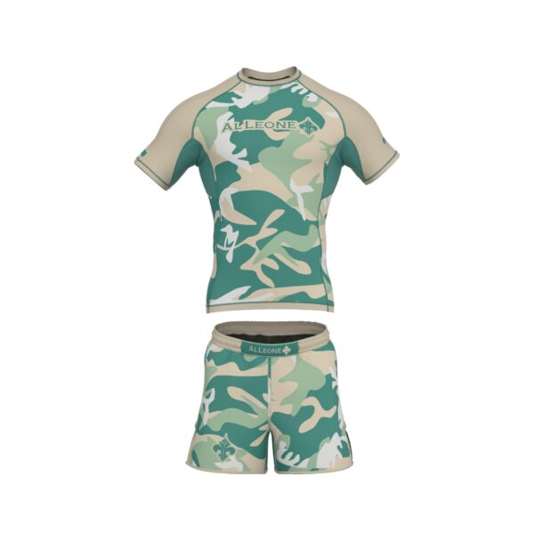 Рашгард + Шорты Al Leone - Mint Camo
