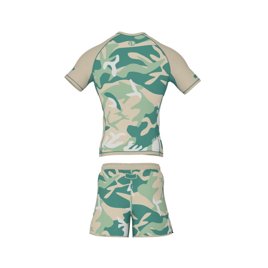 Рашгард + Шорты Al Leone - Mint Camo