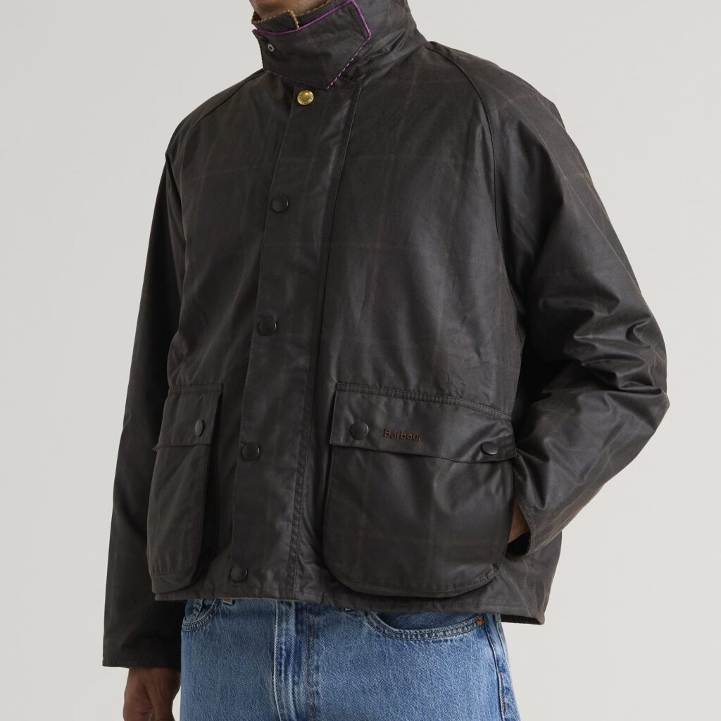 Куртка Barbour x Paul Smith Transport Windowpane Wax