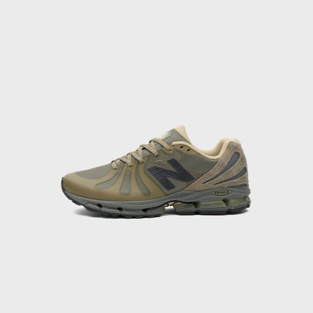 Кроссовки New Balance x Stone Island ABZORB 1890 - Deep Forest / Olive Green