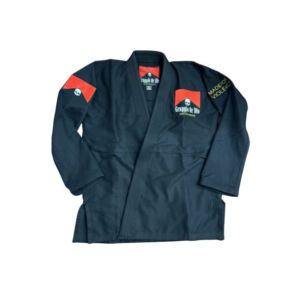 Grapple or Die Кимоно Smoke 'em (Black)