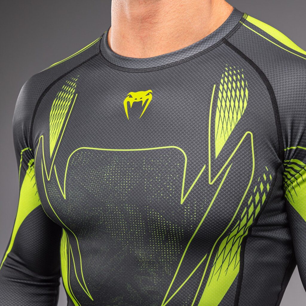 Рашгард Venum Amazonia Reborn Long Sleeve - Black/Green