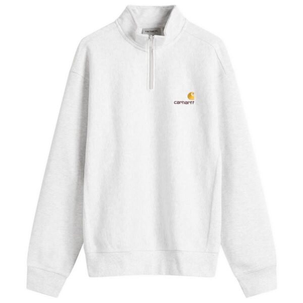 Свитшот Carhartt WIP Half Zip American Script Sweat