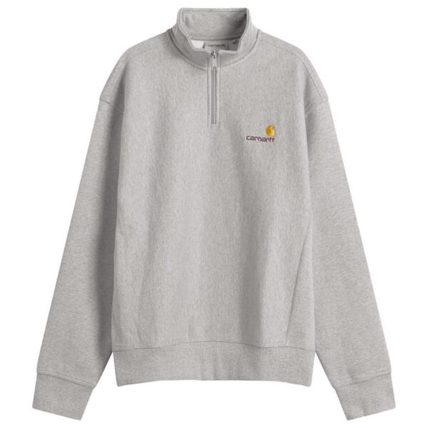 Свитшот Carhartt WIP Half Zip American Script Sweat
