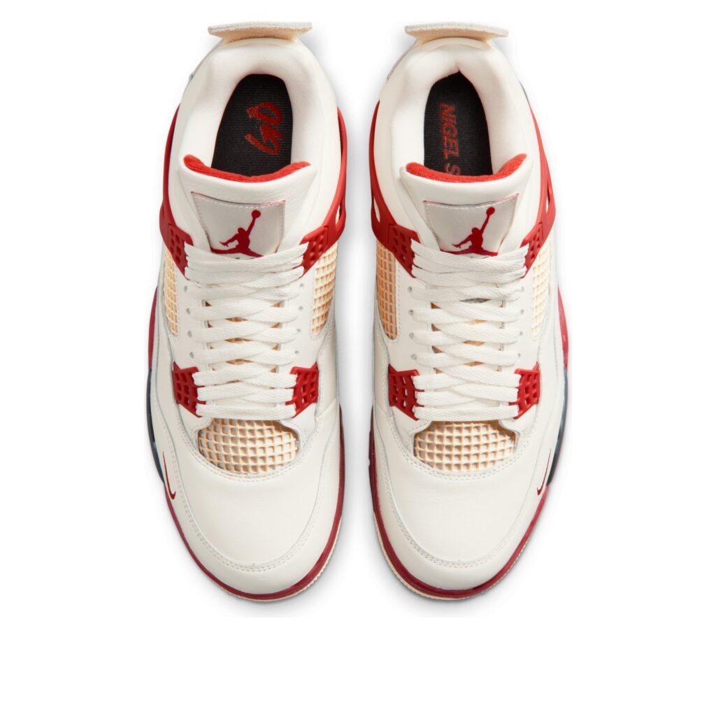 Кроссовки Air Jordan 4 Retro OG x Nigel Sylvester 'Brick After Brick' IQ8055-100