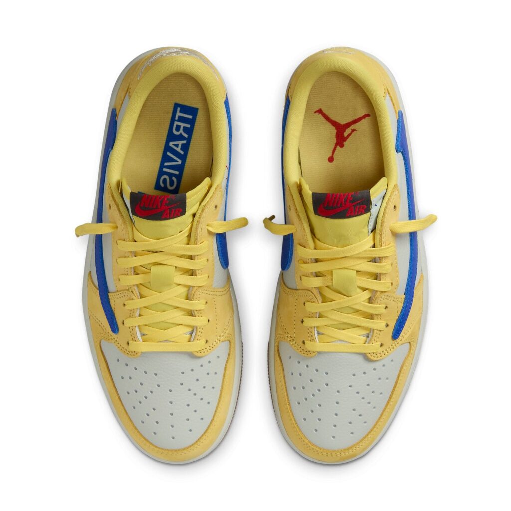 Кроссовки (WMNS) Air Jordan 1 Retro Low OG SP x Travis Scott 'Canary' DZ4137-700