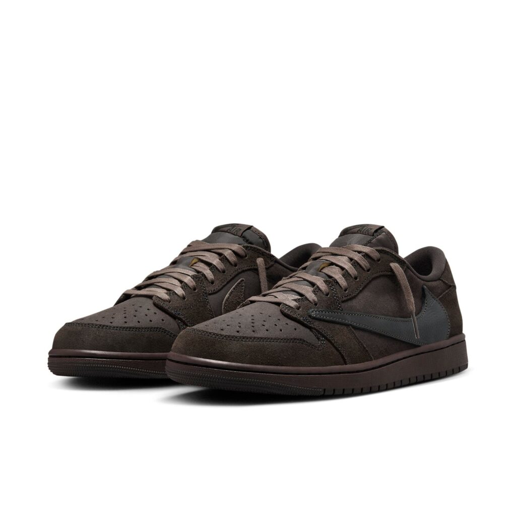 Кроссовки Air Jordan 1 Retro Low OG SP x Travis Scott 'Velvet Brown' DM7866-202