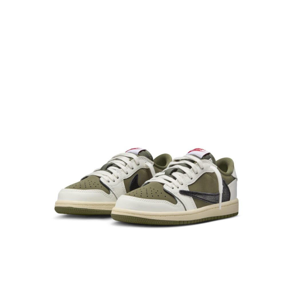 Кроссовки (PS) Air Jordan 1 Retro Low OG SP x Travis Scott 'Medium Olive' DO5442-200