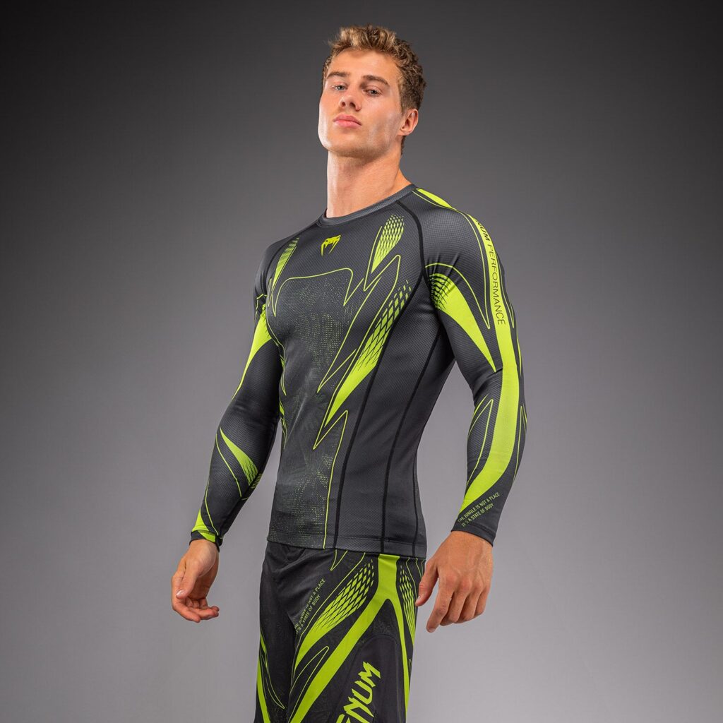 Рашгард Venum Amazonia Reborn Long Sleeve - Black/Green