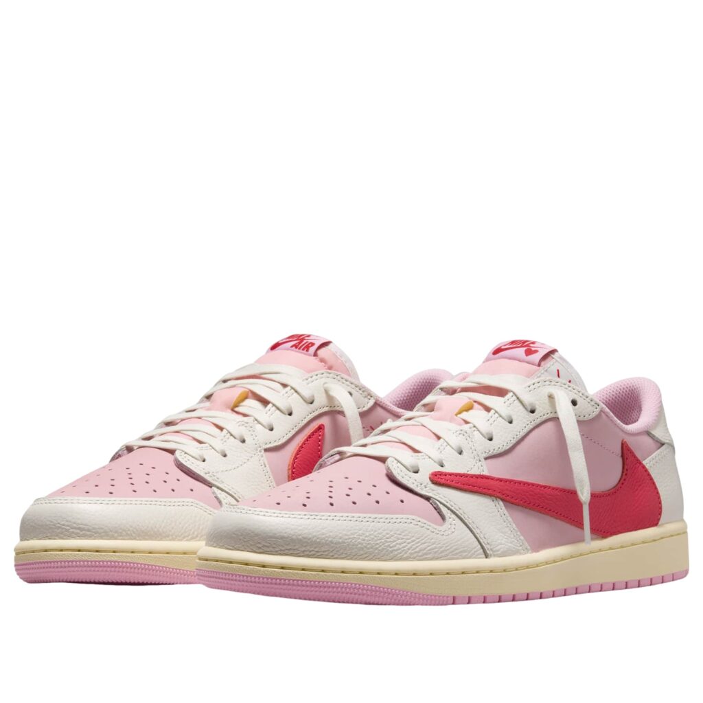 Кроссовки Air Jordan 1 Low OG x Travis Scott 'Tropical Pink' IQ7604-101