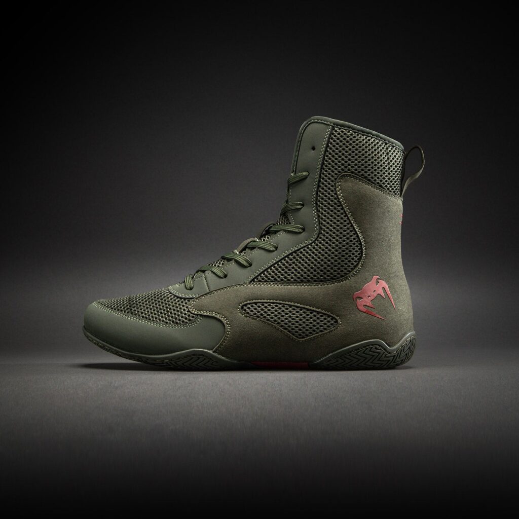Боксёрки Venum Contender Boxing - Khaki/Red
