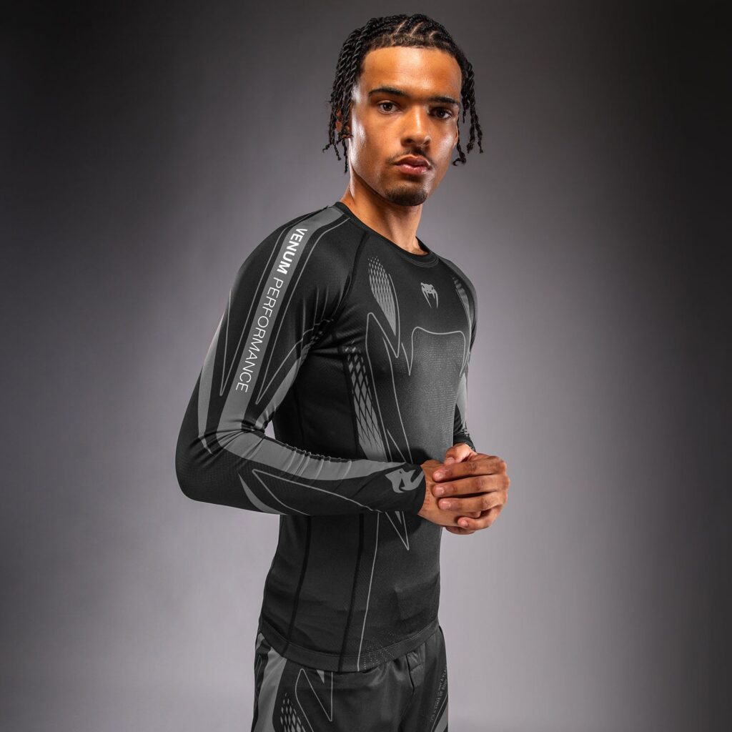 Рашгард Venum Amazonia Reborn Long Sleeve - Black/Grey