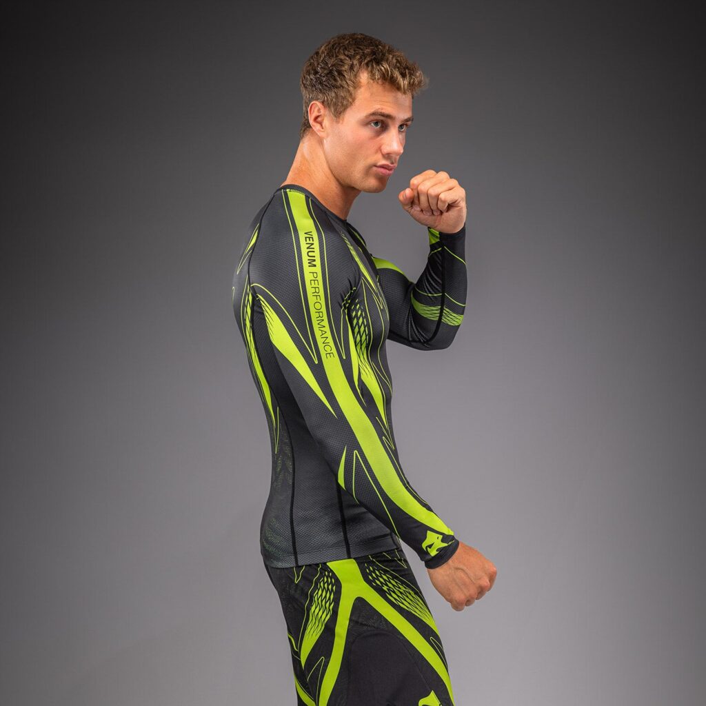 Рашгард Venum Amazonia Reborn Long Sleeve - Black/Green