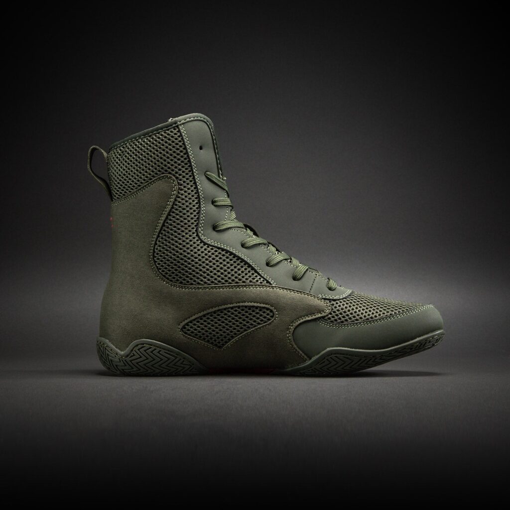 Боксёрки Venum Contender Boxing - Khaki/Red