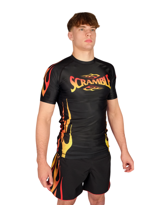 Scramble Рашгард 1998 Fire - Black