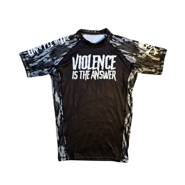 Grapple or Die Рашгард Violence is the Answer