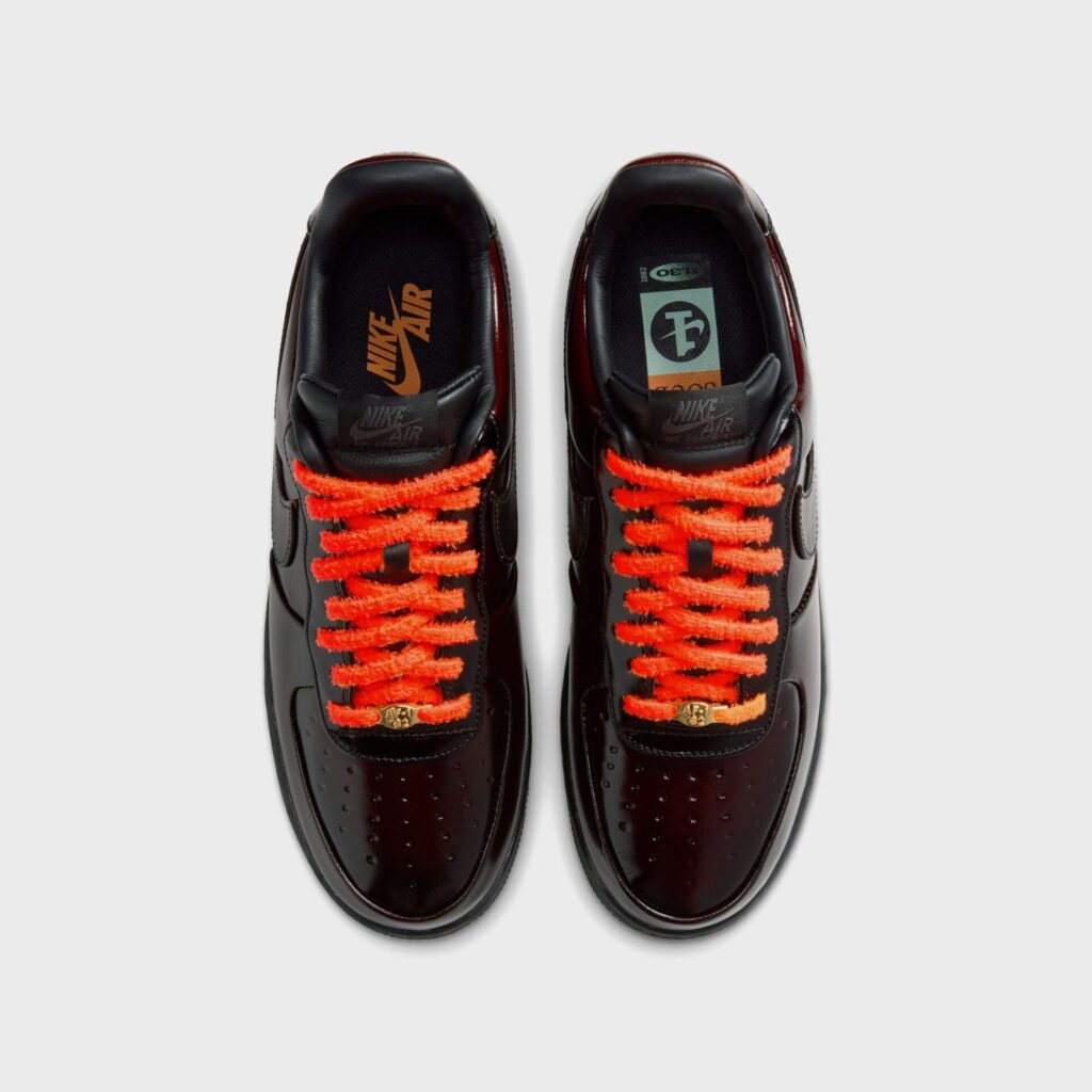 Кроссовки Nike Air Force 1 '07 - Black / Cinnamon / Total Orange