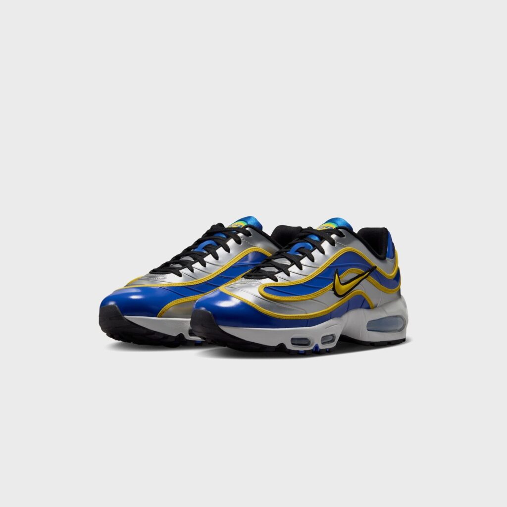 Кроссовки Nike Air Max Joga Bonito R9 - Metallic Silver / Varsity Royal / Black / Varsity Maize