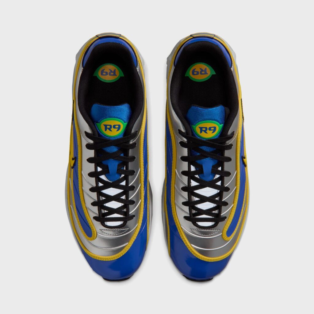 Кроссовки Nike Air Max Joga Bonito R9 - Metallic Silver / Varsity Royal / Black / Varsity Maize