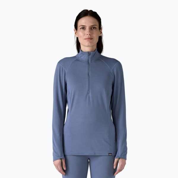 Толстовка женская Patagonia Cap Termal Weight Zip Neck clement blue