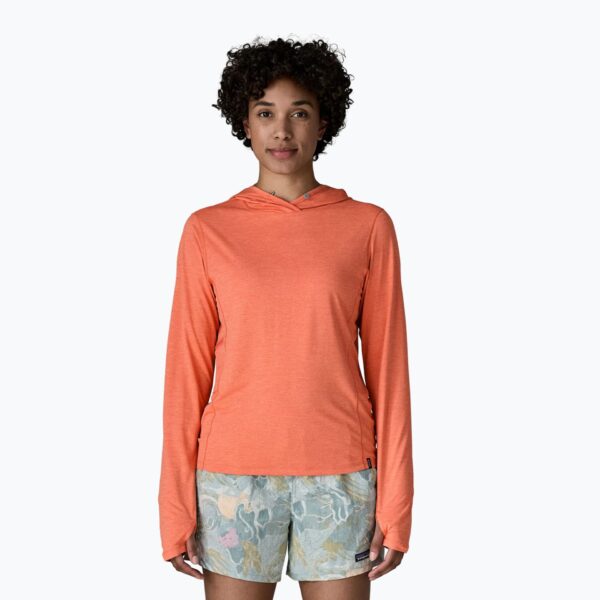 Толстовка женская Patagonia Capilene Cool Sun Hoody mellow melon/peach sherbet x-dye