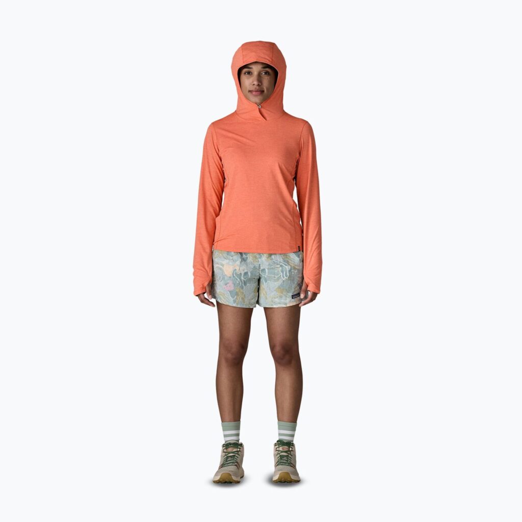 Толстовка женская Patagonia Capilene Cool Sun Hoody mellow melon/peach sherbet x-dye