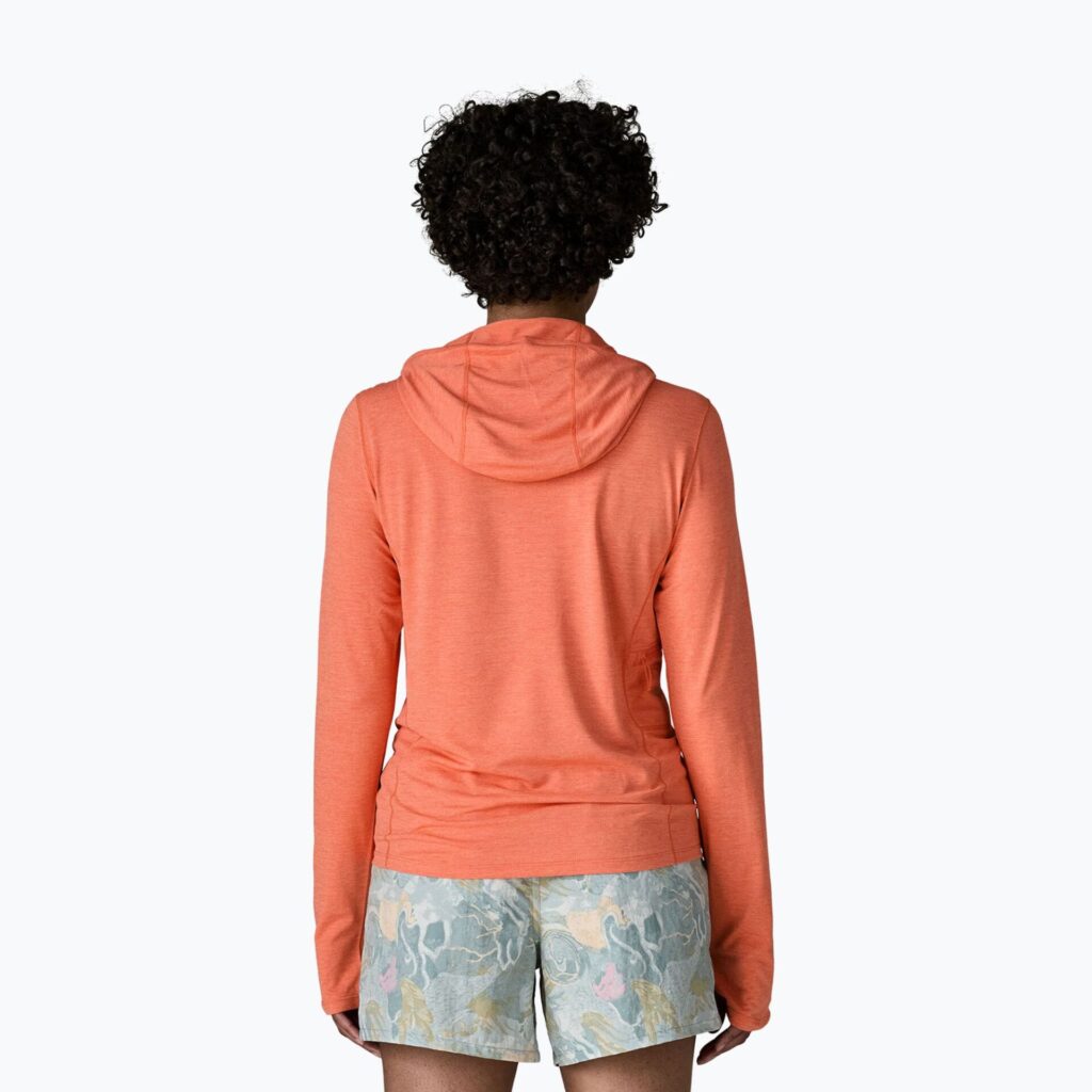 Толстовка женская Patagonia Capilene Cool Sun Hoody mellow melon/peach sherbet x-dye