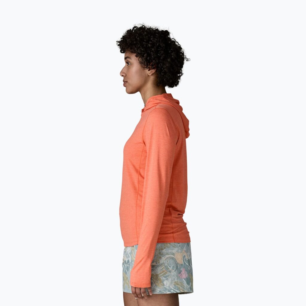 Толстовка женская Patagonia Capilene Cool Sun Hoody mellow melon/peach sherbet x-dye