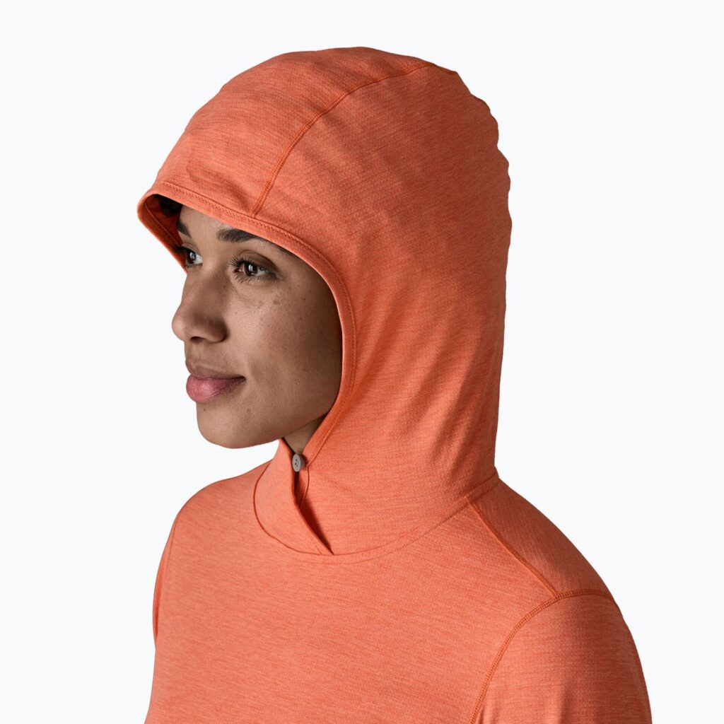 Толстовка женская Patagonia Capilene Cool Sun Hoody mellow melon/peach sherbet x-dye