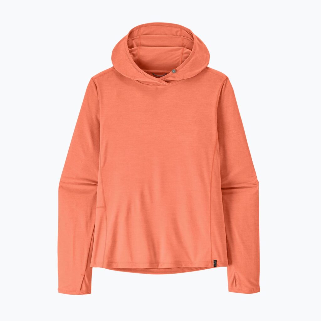 Толстовка женская Patagonia Capilene Cool Sun Hoody mellow melon/peach sherbet x-dye